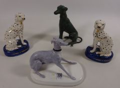 Michael Sutty porcelain greyhound,