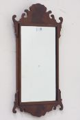 Chippendale style mahogany mirror, 68cm x 38cm Condition Report <a href='//www.