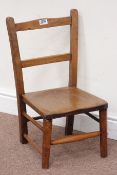 19th century child's elm seat chair Condition Report <a href='//www.
