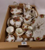 Royal Albert 'Old Country Roses' tea and coffee ware, including a cake stand,