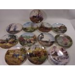 Set of 12 Danbury Mint 'The Farm Year' collectors plates,
