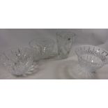 Pair of Marquis by Waterford glass bowls,