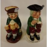 Royal Doulton Toby jugs 'Old Charlie' and 'One Toby Leads to Another' Condition Report