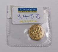 1901 half gold sovereign Condition Report <a href='//www.davidduggleby.