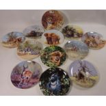Set of 12 Danbury Mint Wedgwood wildlife collectors plates by David Shepherd,