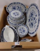 Blue Chatham dinner service,