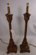 Pair of table lamps (This item is PAT tested - 5 day warranty from date of sale)