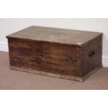 19th century scumbled pine blanket box, W93cm Condition Report <a href='//www.