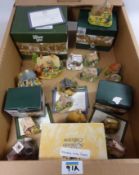 Collection of Lilliput lane cottages,