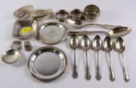 German spoons, trinket dishes,
