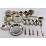 German spoons, trinket dishes,