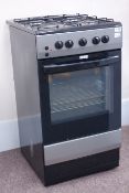 Gas cooker with oven and four ring hob,