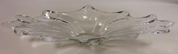 French art glass centre piece bowl L64cm Condition Report <a href='//www.