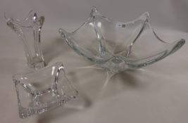 Daum France Glass Centrepiece bowl,