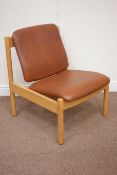 Ercol beech framed lounger easy chair Condition Report <a href='//www.