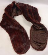 Clothing & Accessories - David Vard Mink fur stole with pockets Condition Report