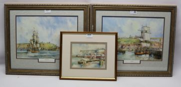 'At Berth' and 'Coming Home' the Endeavour at Whitby,