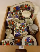 Villeroy & Boch 'Acapulco' Tea and coffeeware, six place settings including a serving tray, Tankard,