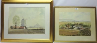 'Weston Beggard near Hereford' and Windmill Scene,