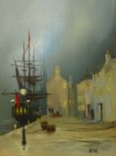 Harbour Scene by Twilight,