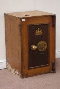 Victorian scumbled iron safe by Philips & Sons, Birmingham, W50cm, H76cm,