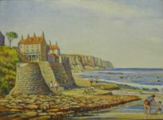'Robin Hoods Bay', oil on board signed and dated S Barnes Robson 1961, 'R.B.