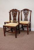 Set three 19th century chairs,