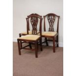 Set three 19th century chairs,