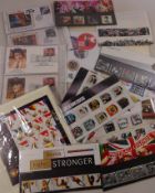 Commemorative mint stamps including The Beatles Condition Report <a