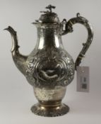 George III silver coffee pot London 1819 approx 30oz Condition Report <a