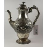 George III silver coffee pot London 1819 approx 30oz Condition Report <a