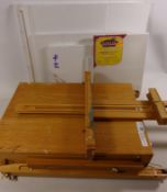 Artists easel, books and artists equipment Condition Report <a href='//www.