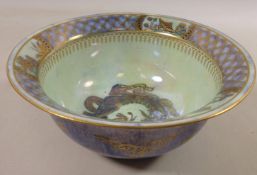 Wedgwood dragon decorated lustre bowl, D18.5cm Condition Report <a href='//www.