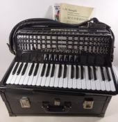 An Excelsior Castelfidardo piano accordion in carry case Condition Report <a