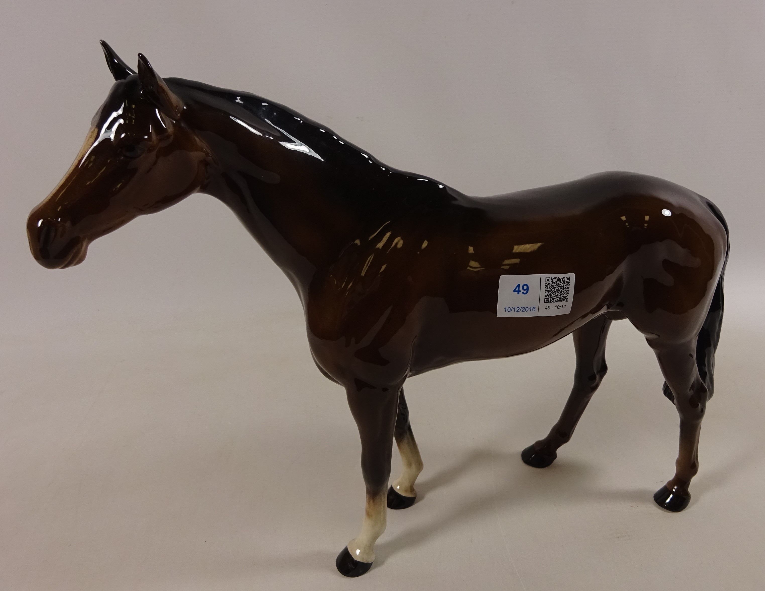 Beswick 'Large Racehorse' no. 1564, H28.5cm Condition Report <a href='//www.