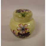 Moorcroft 'Spring Flower' ginger jar, H12cm Condition Report <a href='//www.