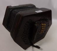 Large 31 key Concertina, possibly Lachenal Condition Report <a href='//www.