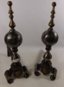 Pair of cast iron fire dogs Condition Report <a href='//www.davidduggleby.