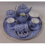 Royal Worcester cabaret set comprising of a tray, tea pot, sucrier, milk jug,