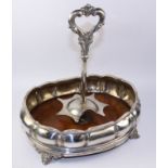 Victorian silver cruet stand by Robert Death London 1846 Condition Report <a