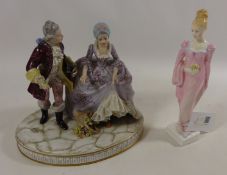 Capodimonte sculpture and Royal Doulton figurine 'Daphne' HN2266 (2) Condition Report