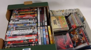 DVD's and CD's in two boxes Condition Report <a href='//www.davidduggleby.