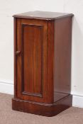Victorian mahogany bedside cabinet, W39cm, H76cm,