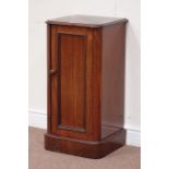 Victorian mahogany bedside cabinet, W39cm, H76cm,