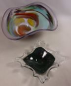 Murano glass bowl and a Venetian style glass bowl (2) Condition Report <a