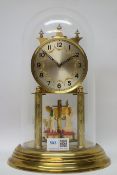 Kaiser Villinger Christmas 400 day anniversary torsion clock with angels,