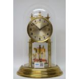 Kaiser Villinger Christmas 400 day anniversary torsion clock with angels,