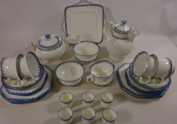 Paragon 'Lancaster' teaware including a tea and coffee pot, 6 egg cups,