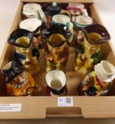 Collection of Toby & Character jugs in one box Condition Report <a href='//www.