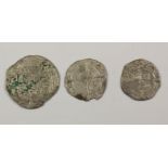 Three Elizabethan silver coins Condition Report <a href='//www.davidduggleby.